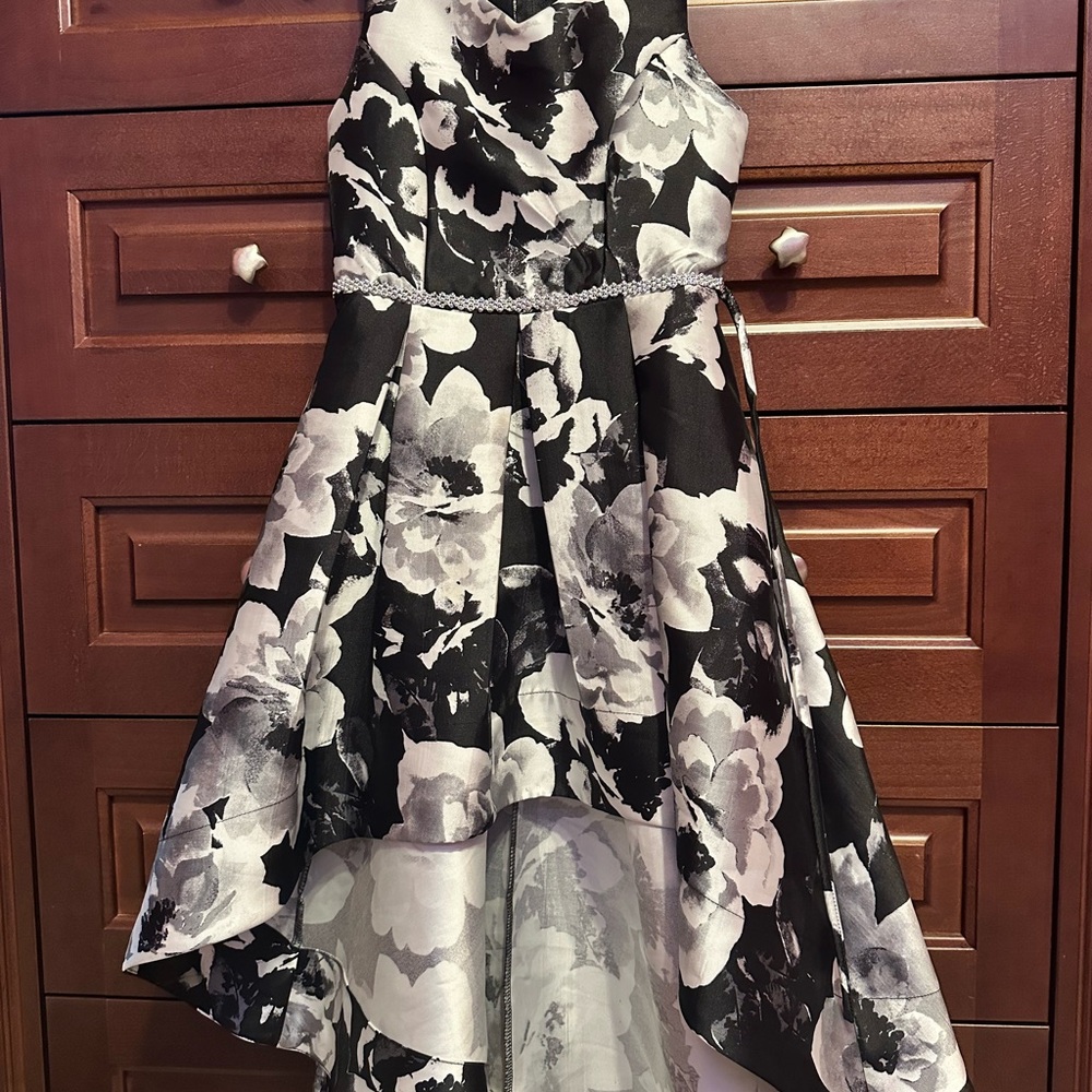 Floral High-Low Dress